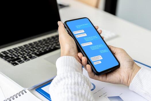 Team communication platform illustration